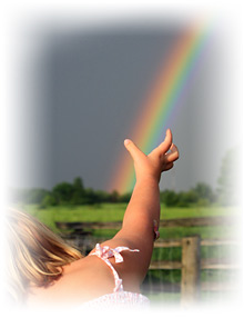 Mindful Meditation. Rainbow_001